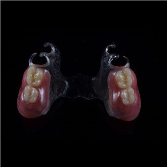 Dannedd Acrylig Rhannol Symudadwy